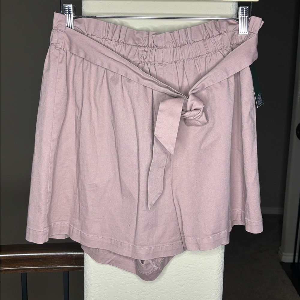 Wild Fable Lavender Paper Bag Cotton Shorts NEW Size XL Spring Summer Comfy